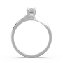 Δαχτυλίδι Invisible EM041 σε Λευκό Χρυσό 18Κ με Διαμάντια